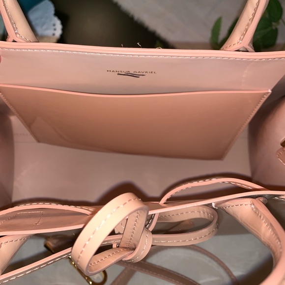 SOLD Mansur Gavriel Patent Leather Sun Bag - Picture 5 of 5